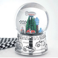 Reed & Barton Race Car Water Globe